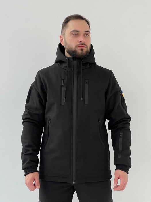 Костюм чоловічий софтшел утепленний з липучками для шевронів
