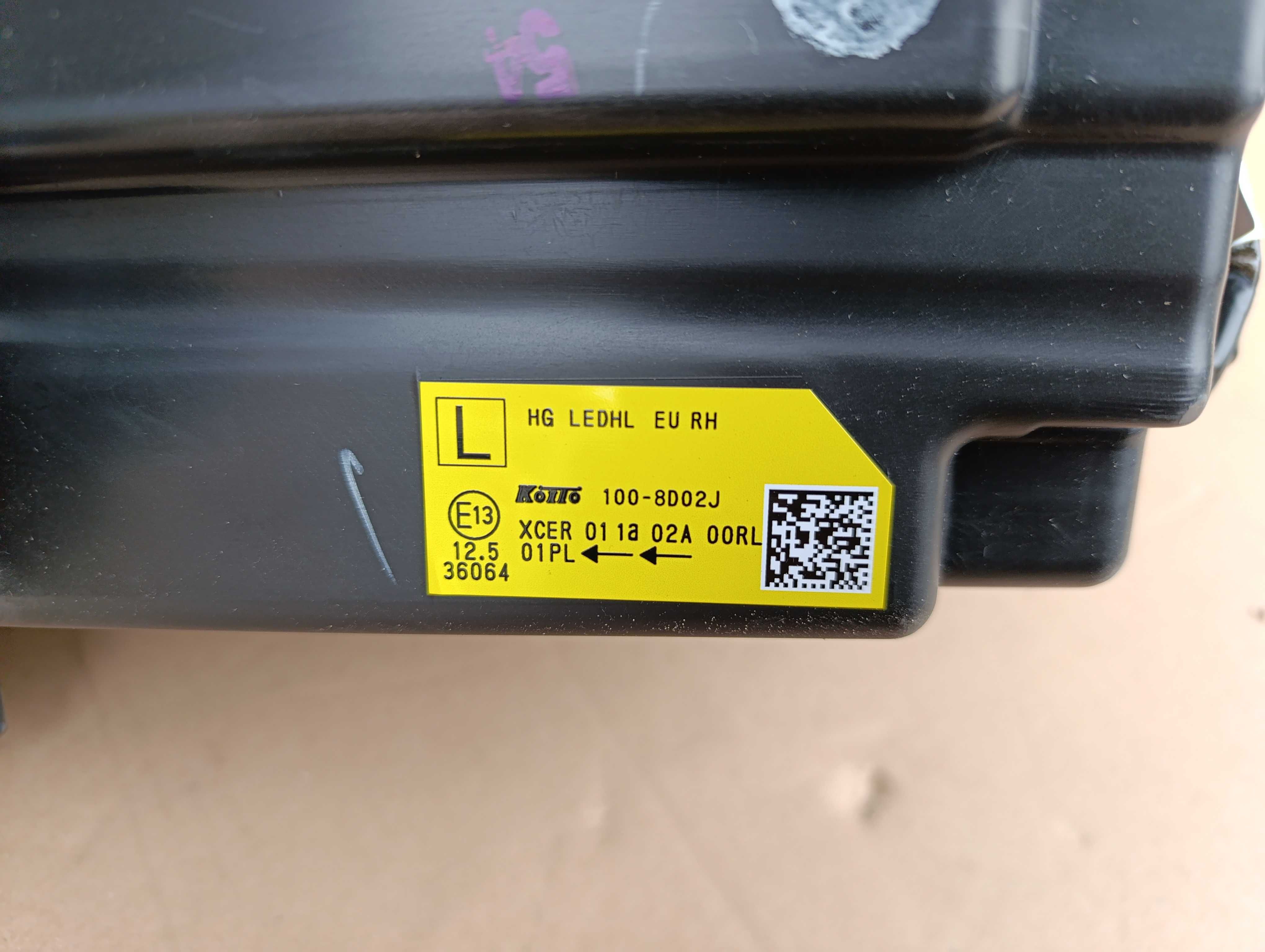 Nissan Qashqai III 3 J12 lampa prawa przód adaptive led NOWA ORYGINAŁ