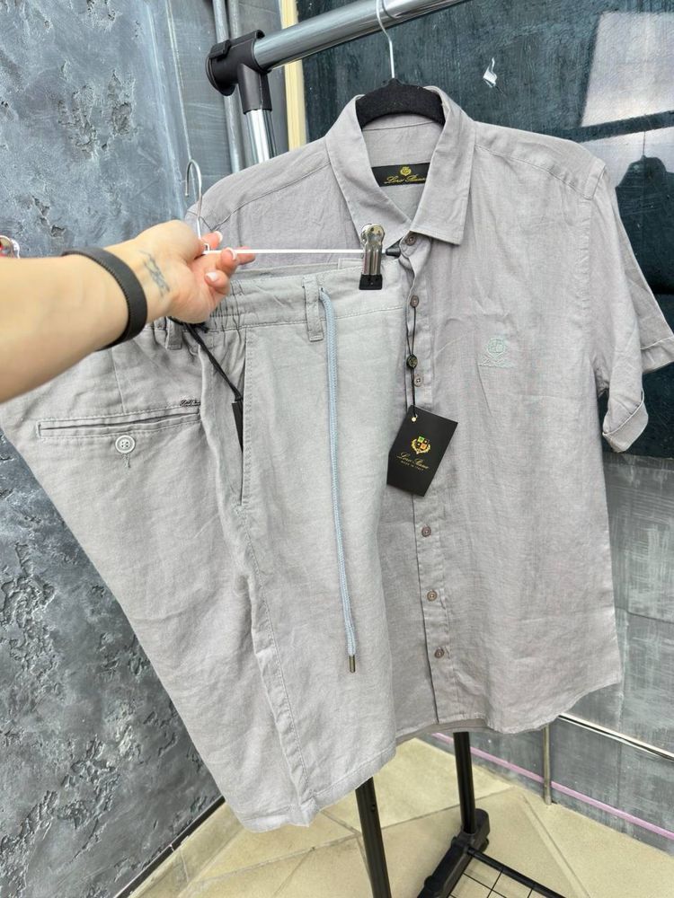 Чоловічий костюм Loro Piana льон