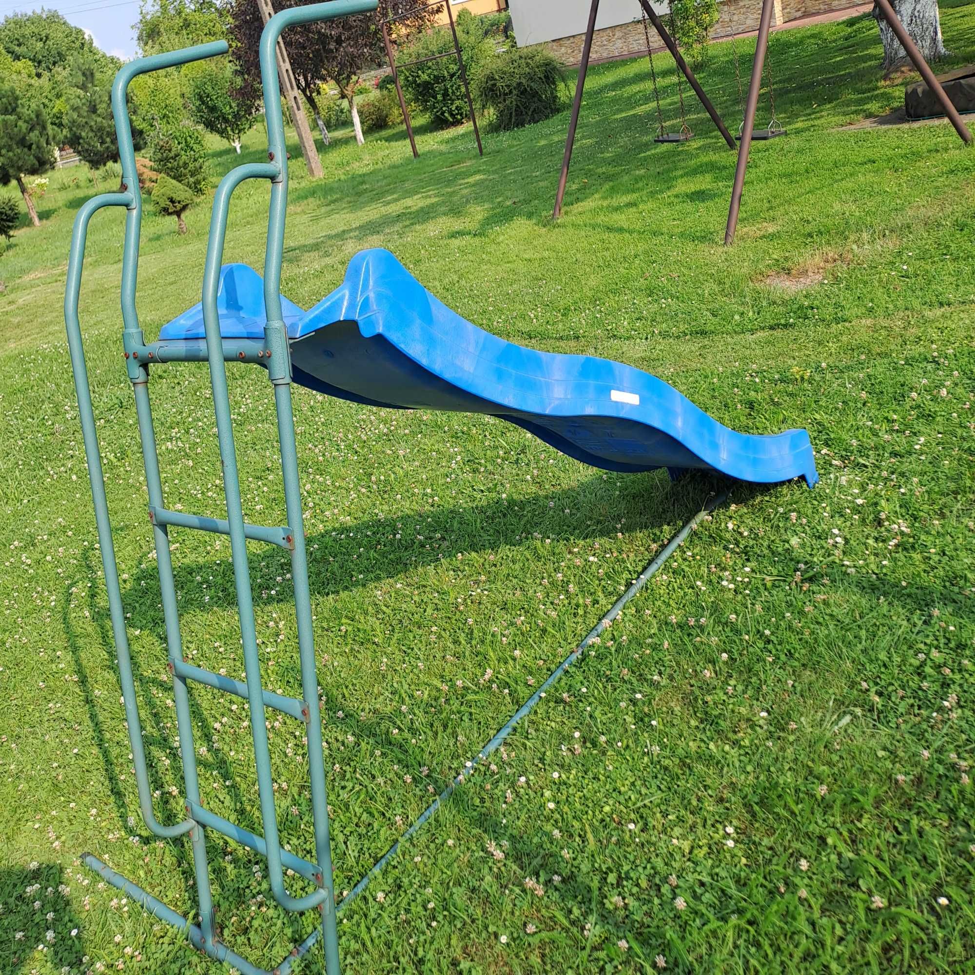 Zjeżdżalnia dla dzieci ze stelażem 220 cm wolnostojąca