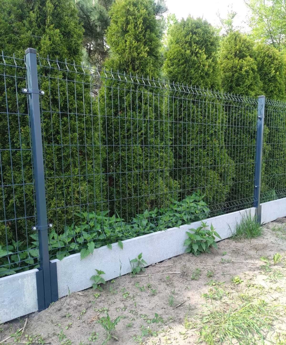 Ogrodzenie panelowe 3D palisadowe bramy furtki montaż PRODUCENT