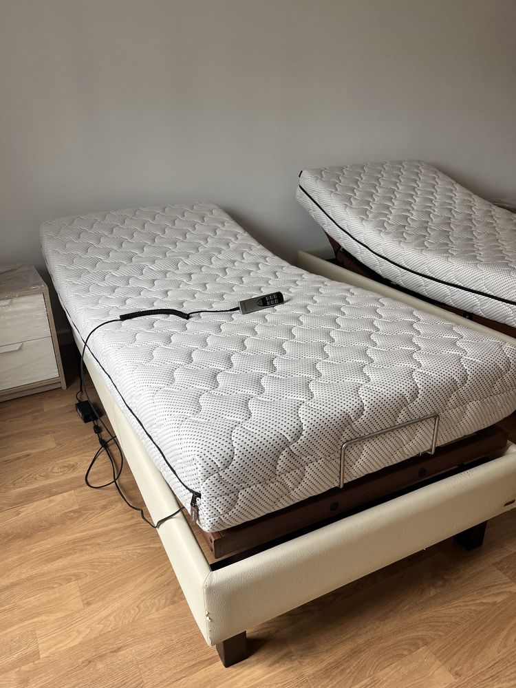 Cama articulada Colunex de cabedal (2 unidades disponveis)