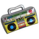 Dmuchane radio balon boombox magnetofon retro vintage