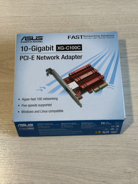 Плата для ПК, серверів lan 10 gbe ASUS