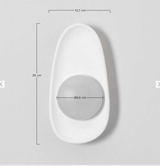 3 Apliques de parede LED - Novos