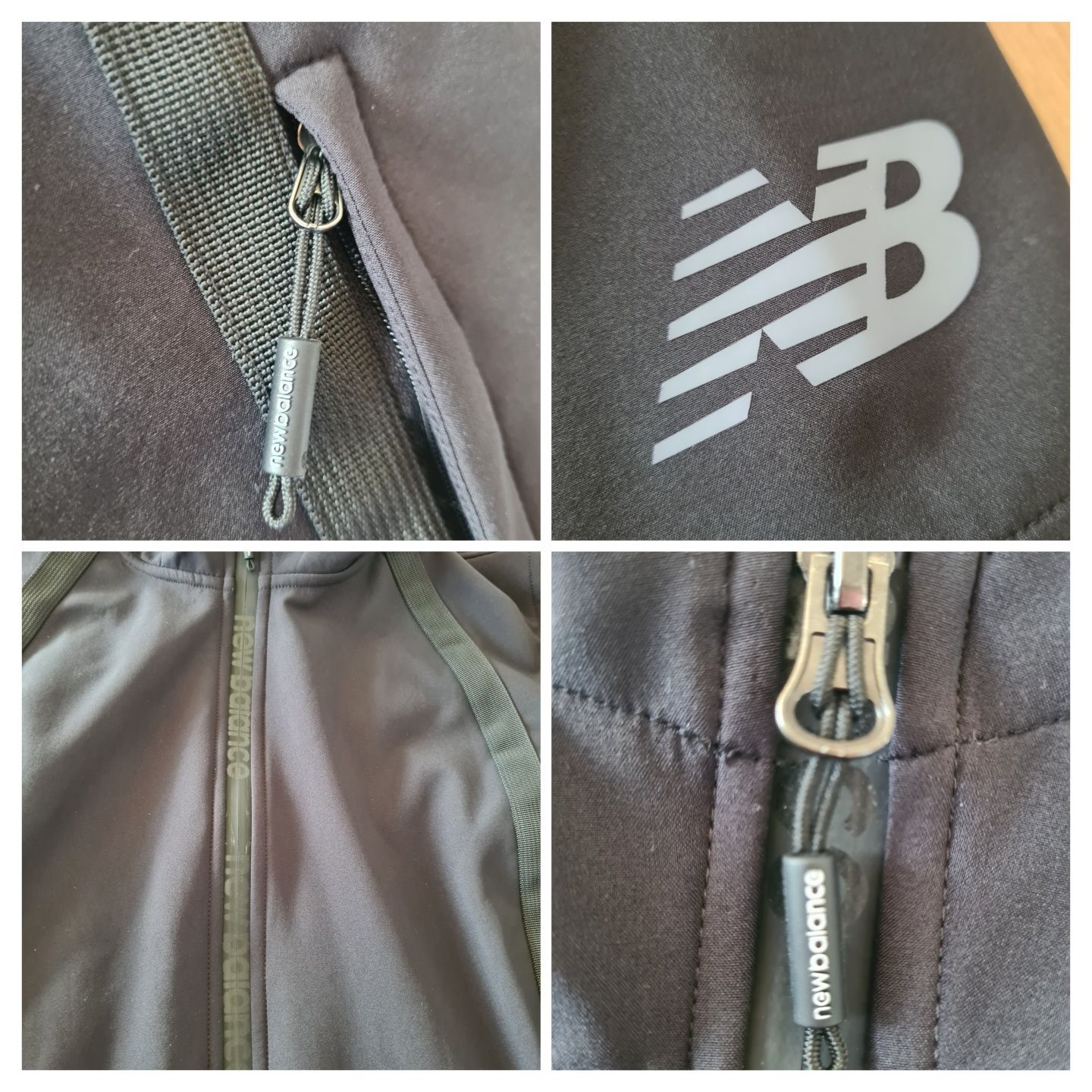 Kurtka Softshell New Balance,  r. L z kapturem,  czarna