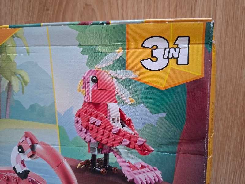 Lego CREATOR 3w1 31170 Dzikie zwierzęta RÓŻOWY FLAMING