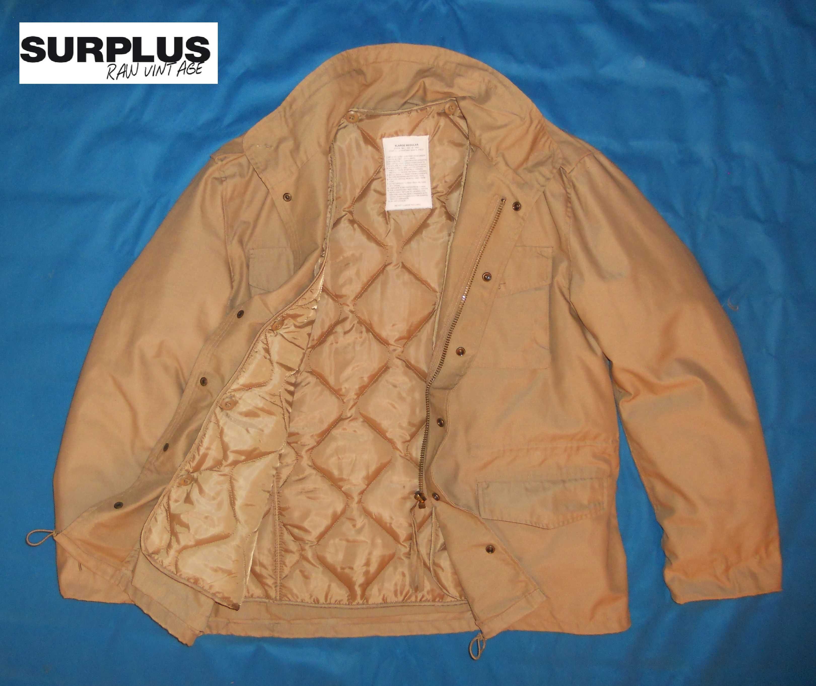 Surplus M65 Field Jacket 2/1 Kurtka Męska Wojskowa Całoroczna XL