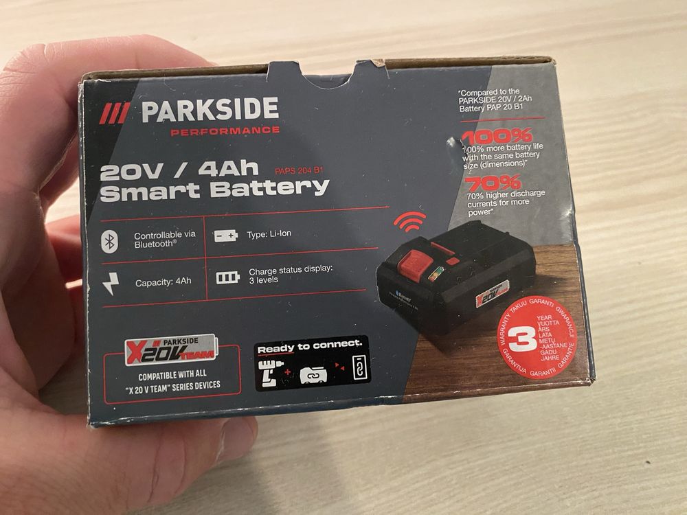 Акумулятор PARKSIDE PERFORMANCE 20 В, 4 Ah, PAPS 204 B1