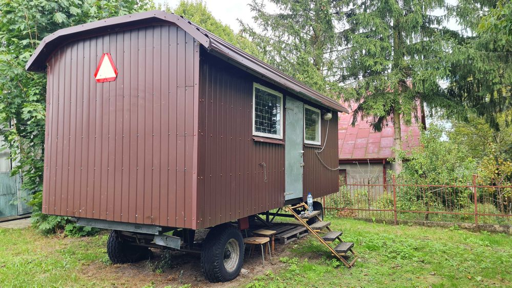 Barakowóz, domek na kołach, barak, kontener. Mobilny! 6 x 2,4 m.