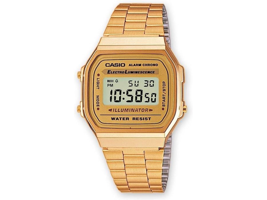 Casio dourado mulher