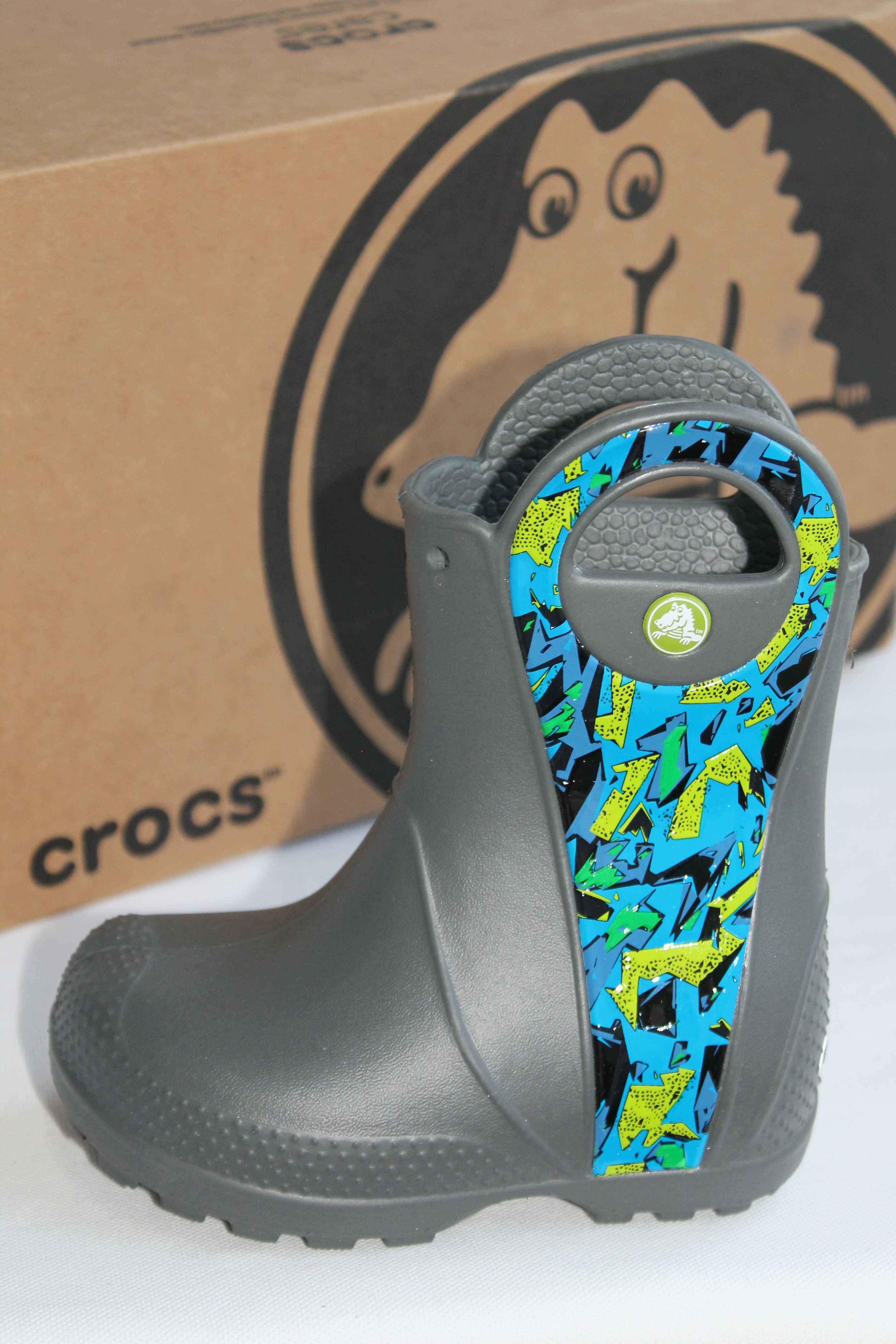 Чоботи CROCS Handle It Graphic Boot-USA--6--EUR--22-23 устілці-13,5 см