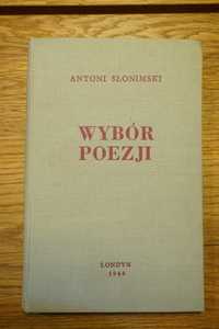 Antoni Słonimski "Wybór poezji"-antyk, kolekcjonerska, papier czerpany