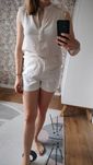 Lekka bluzeczka letnia lato koronka plecy h&M 36 S