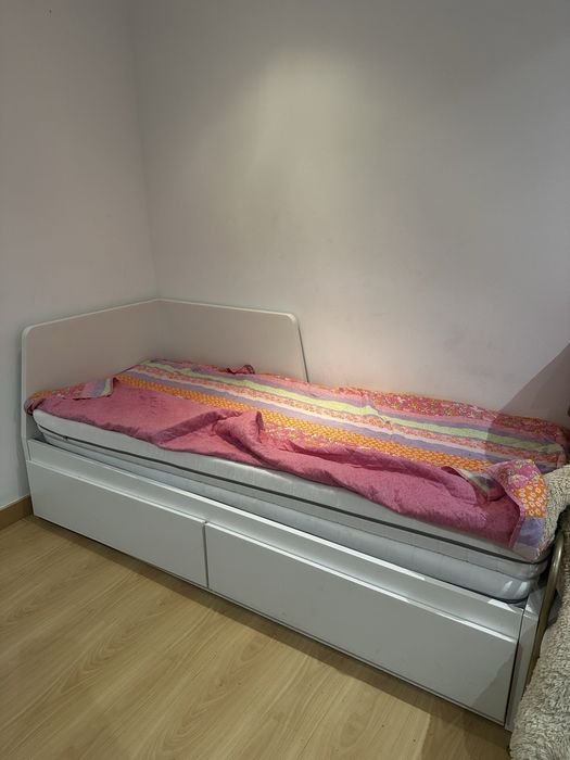 Cama flekke com 2 colchões e 2 gavetas