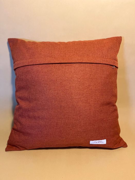 Almofada decorativa Moira, inspirada na forma e cor de folhas