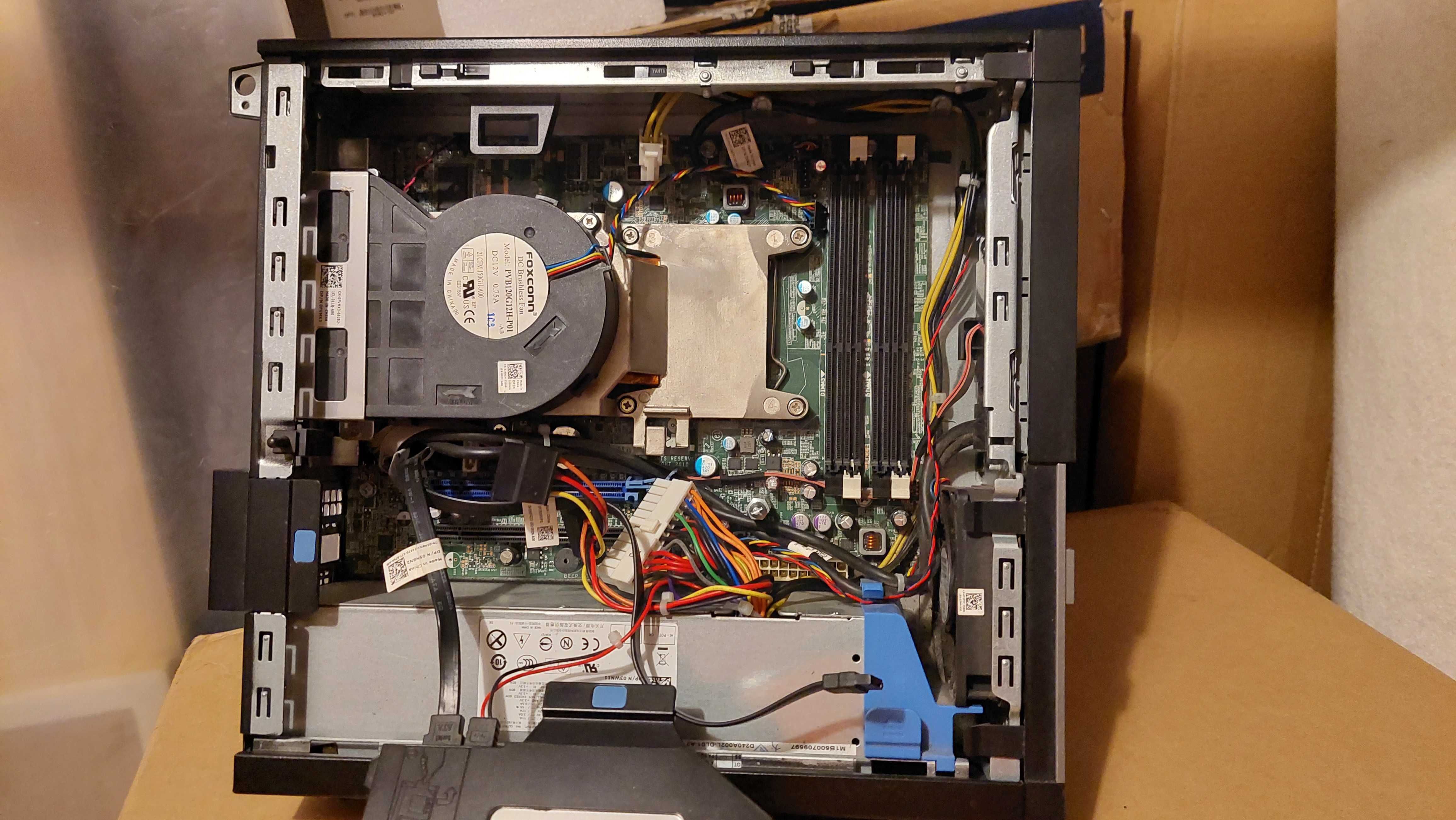 Dell OptiPlex 990 i5 uszkodzony zasilacz Windows 7