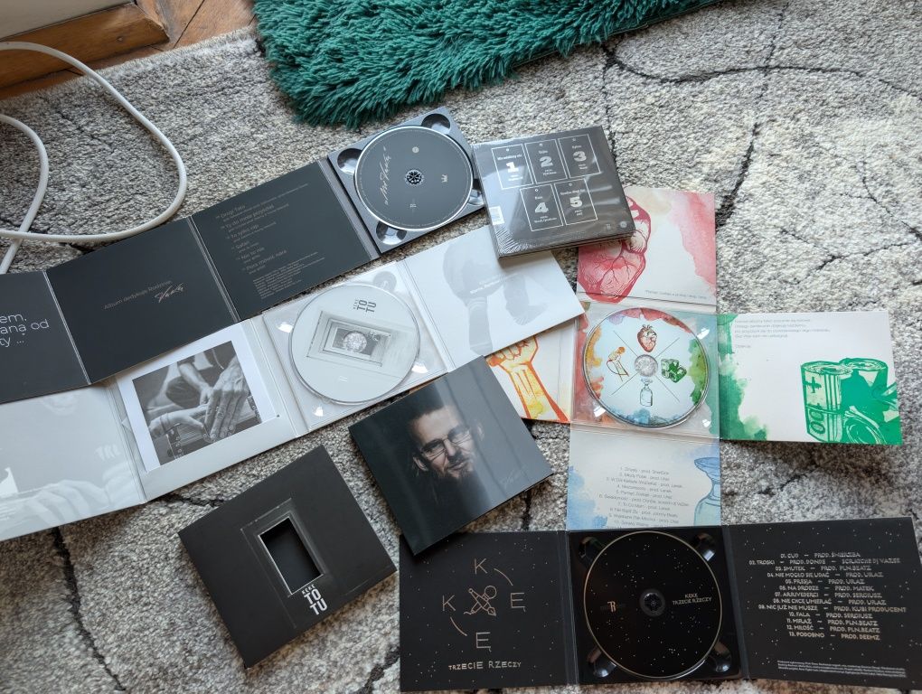Zestaw płyt cd KĘKĘ polski rap nowe trzecie rzeczy to tu siara mr kękę