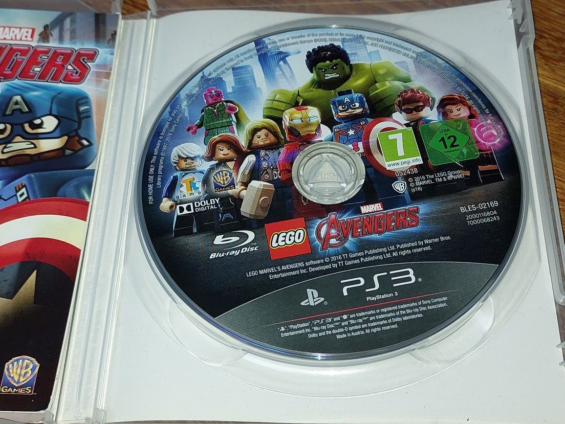 Gra na konsolę Sony PS3 Dla dzieci Gra PS3 LEGO MARVEL AVENGERS pegi 7