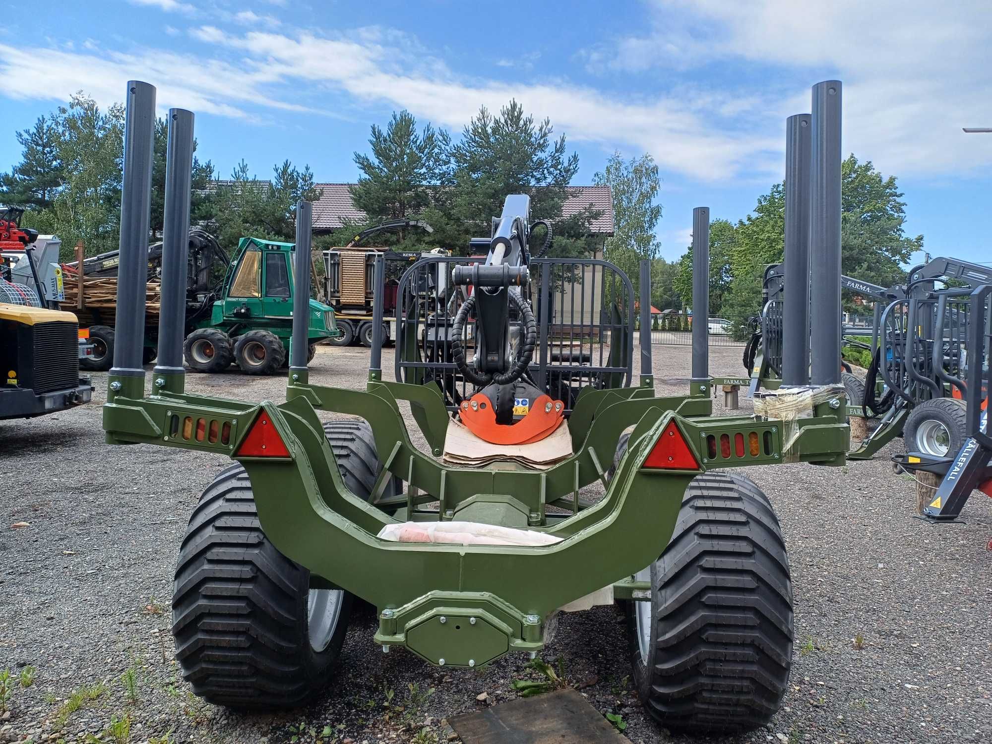 Przyczepy leśne FARMA – Modele T12 G2, T9 G2 i T8 G2