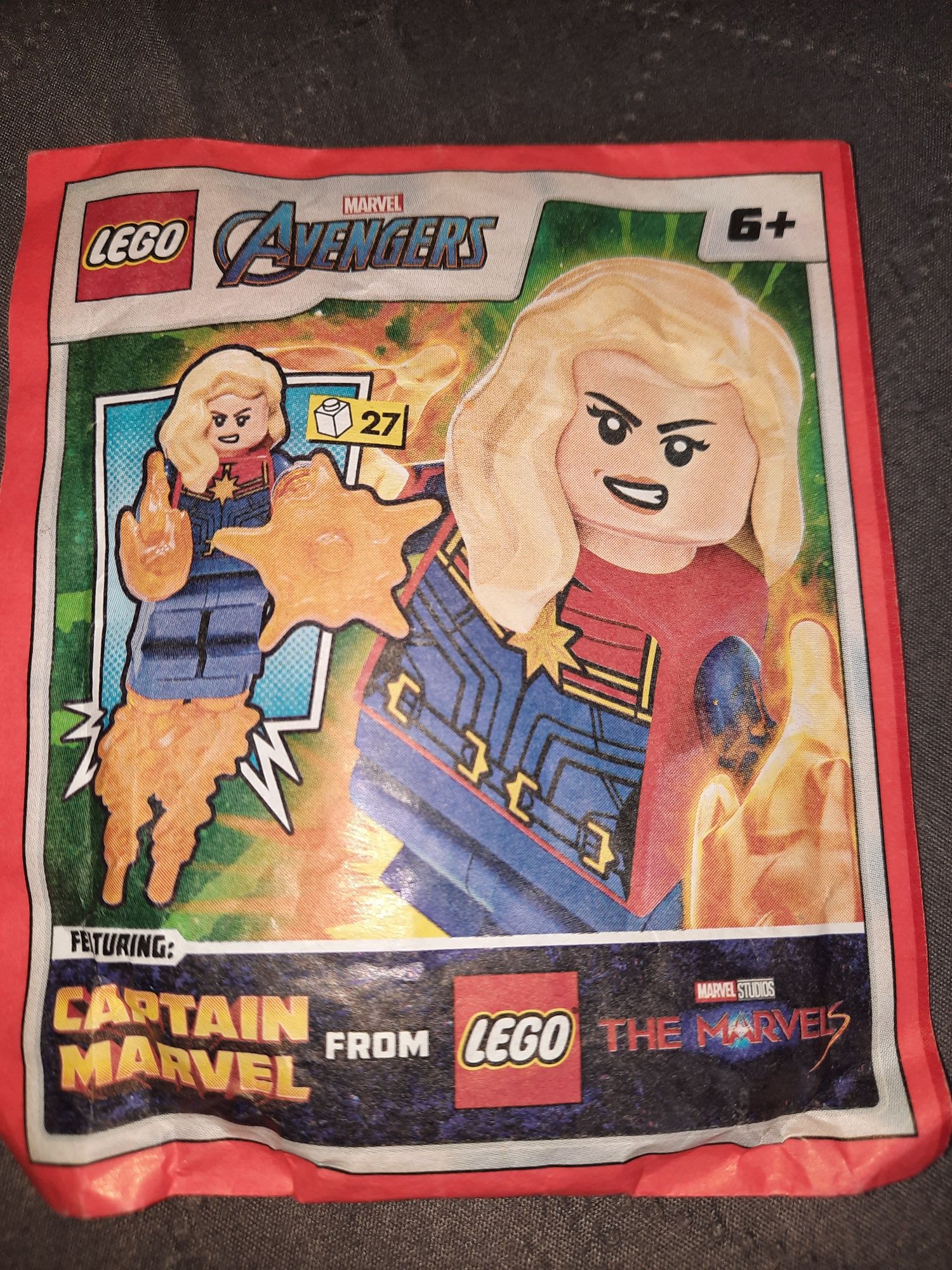 Lego Marvel Avengers saszetka z figurką Captain Marvel  242321