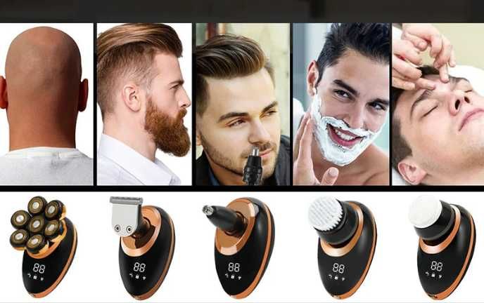 Kit Barbeador/Massageador multifunção com acessórios ENVIO GRÁTIS NOVO
