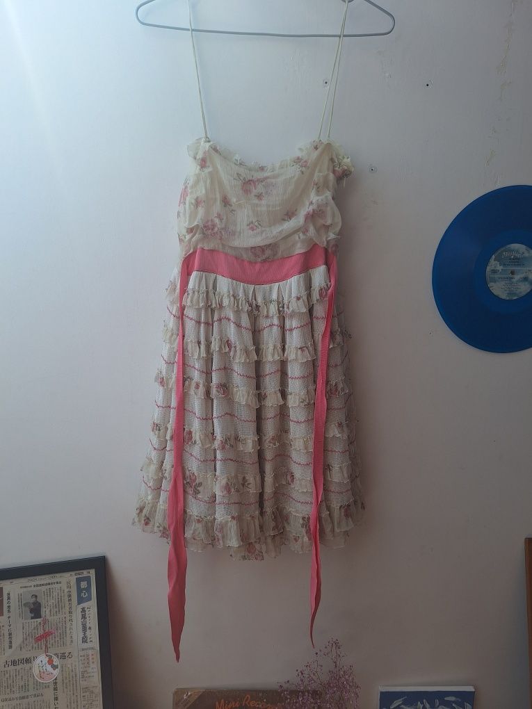 Romantyczna tiulowa sukienka Red Valentino chic tulle dress