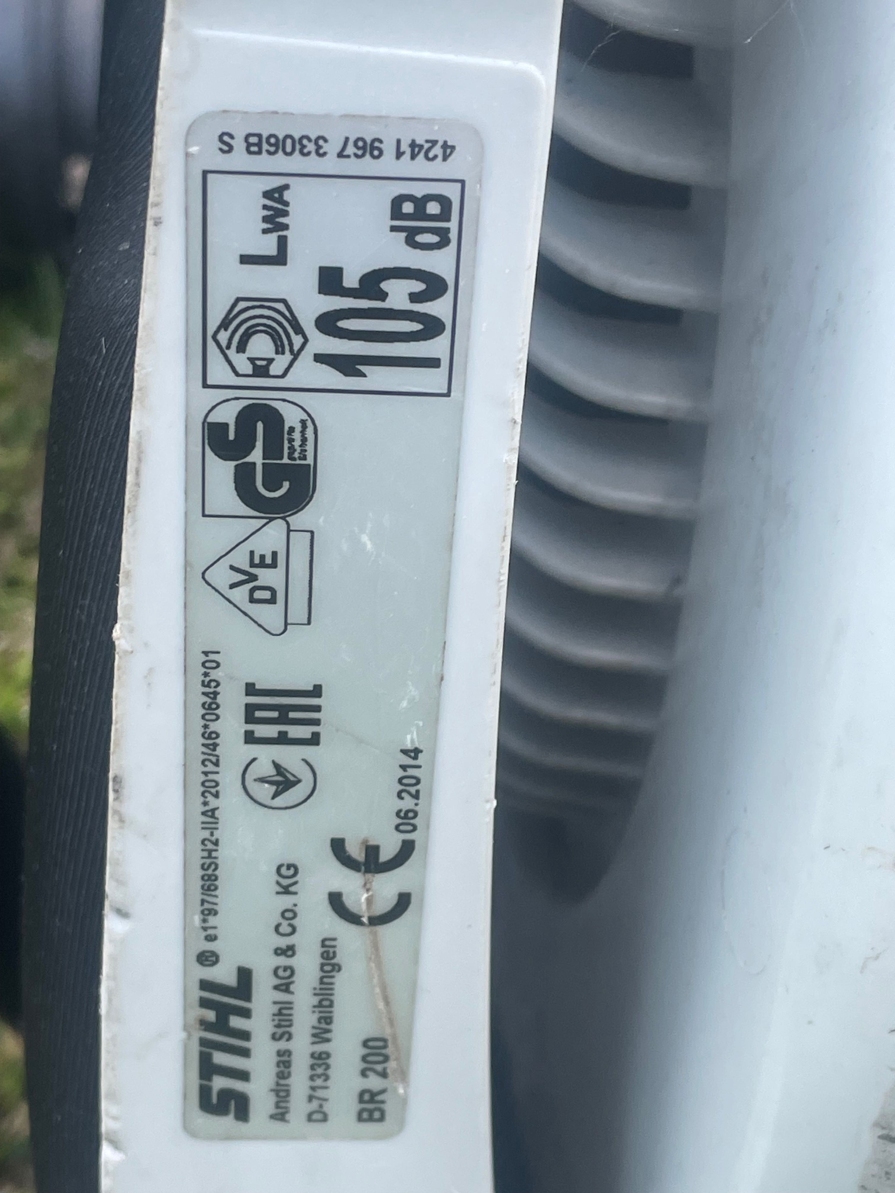 Dmuchawa stihl br200