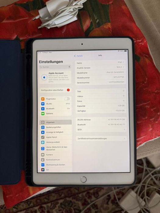 URGENTE VENDA! Ipad 8 geracao 128gb