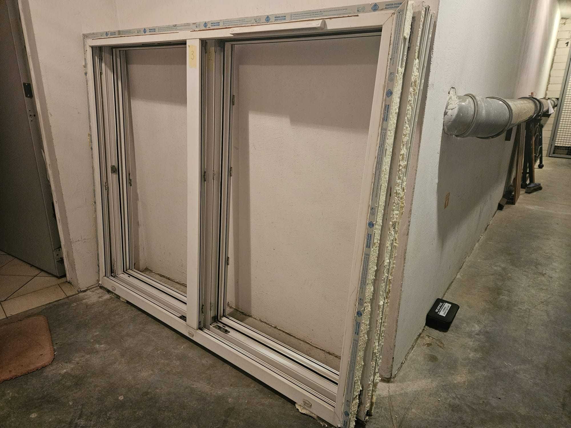 Okna VEGA 177x145cm (UR+R) białe PCV, 2008r. stan bdb, 2szt, Gdańsk