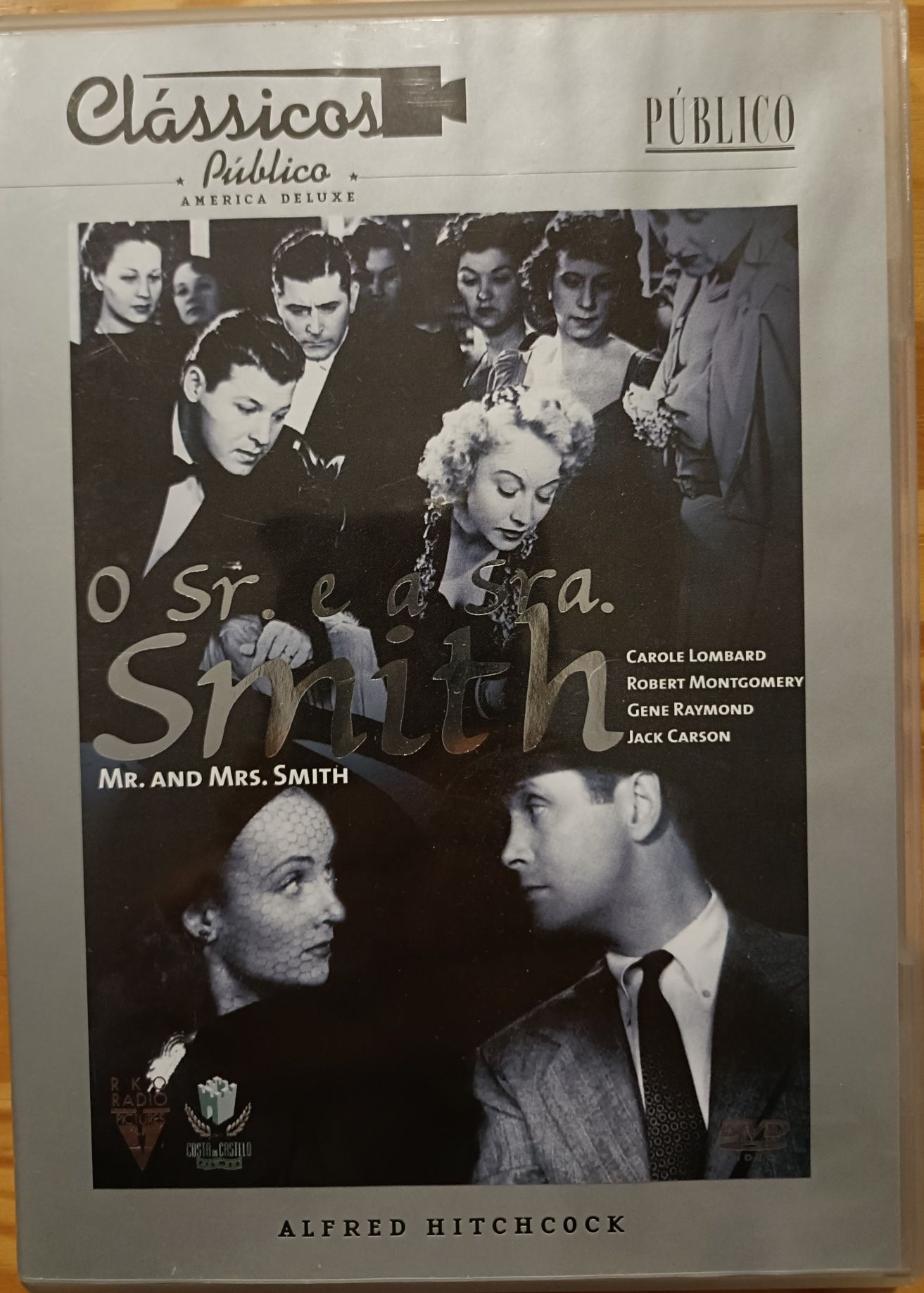 DVD O Sr. e a Sra. Smith, de Hitchcock