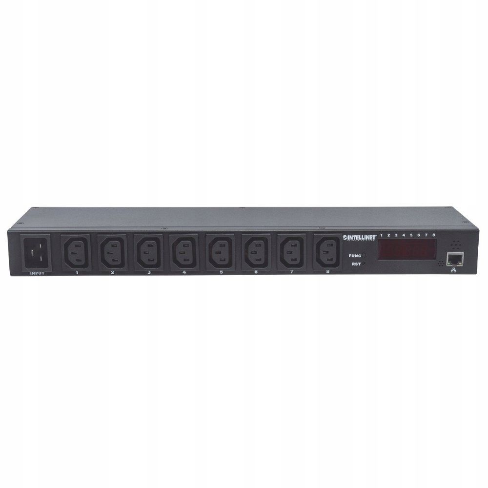 Listwa zasilająca Intellinet  1U 110V-250V/16A 2m 8 gniazd