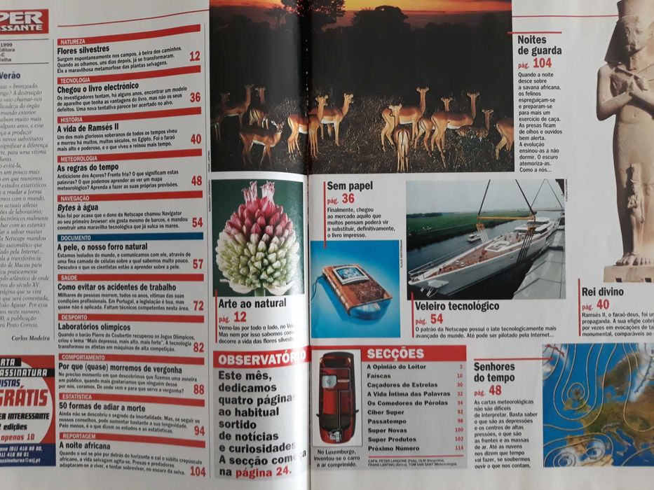 Revistas antigas Super Interessante