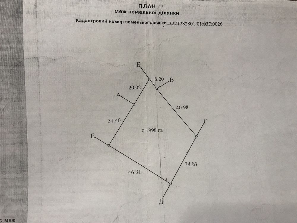 Продаж земельної ділянки