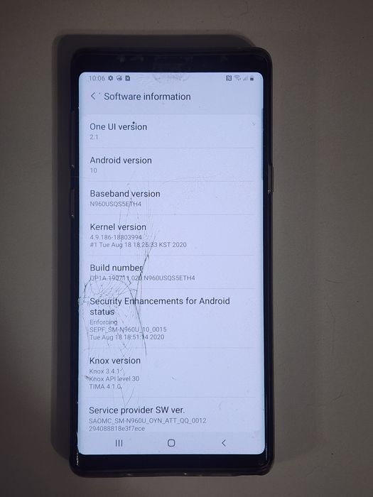 Samsung Note 9 Snapdragon Плата + Камери + Батарея