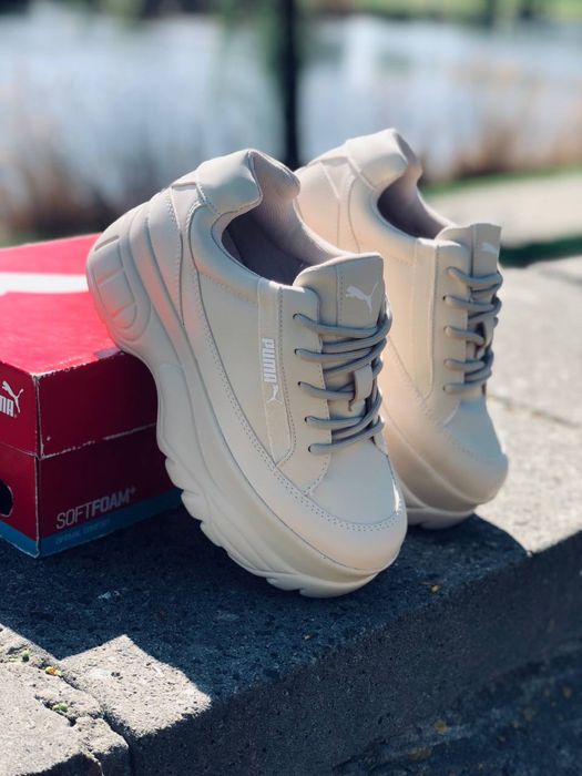 Puma Женские кроссовки на высокой платформе 6,5 см / красовки Пума