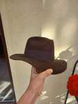 Kapelusz męski filcowy fedora Witt Leather