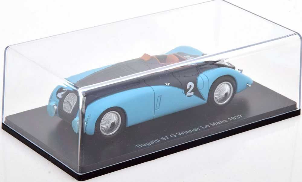 1/43 bugatti 57 g winner 24h le mans 1937 (spark)
