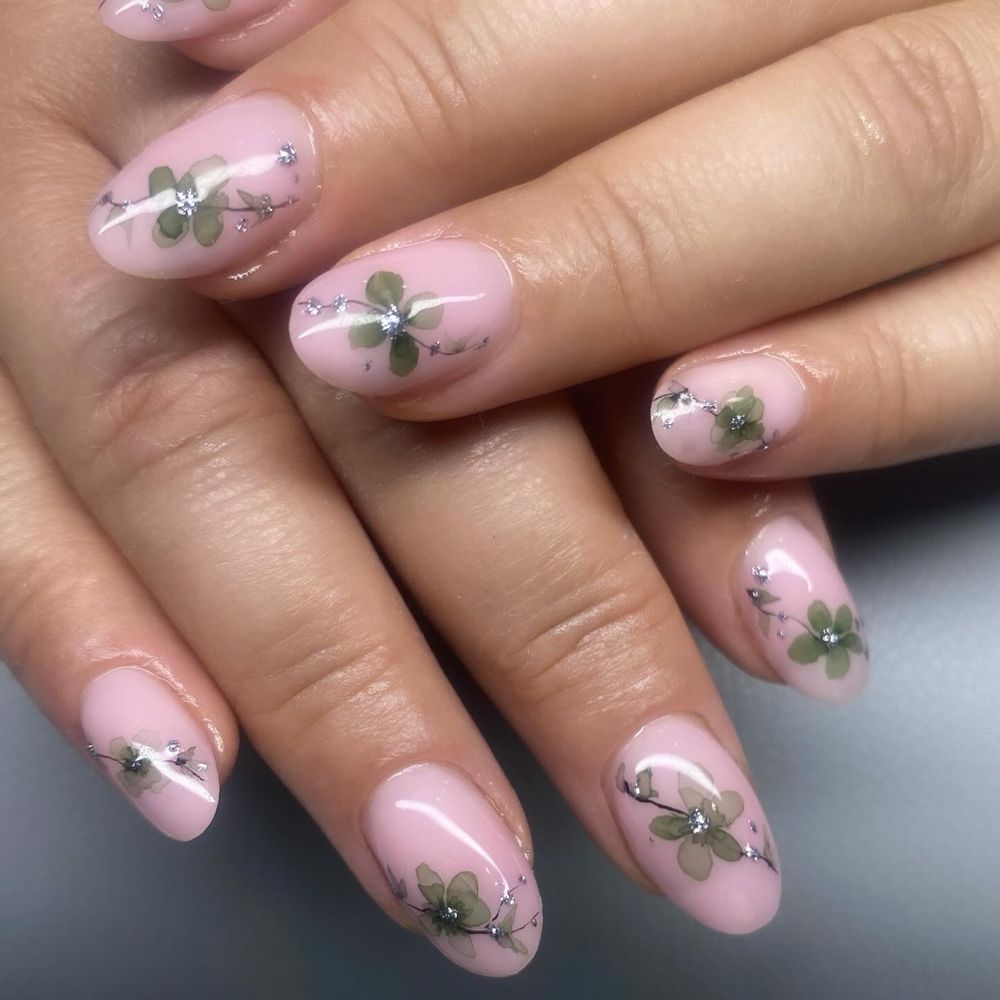 Paznokcie hybrydowe żelowe manicure japonski klasyczny