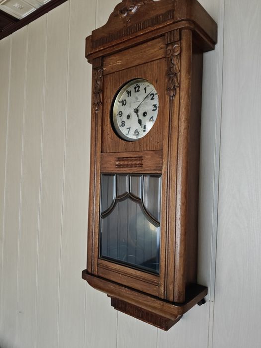 Zegar ścienny Junghans, ok. 100 lat, oryginalny, antyk