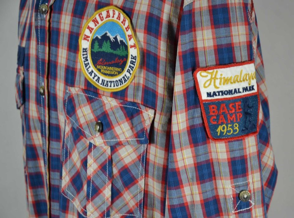 NANGAPARBAT Himalaya Koszula Męska XXL Oryginalna Super Stan Bawełna