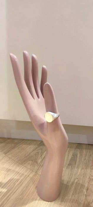 Pierścionek sygnet męski damski S925 nowy pinterest viral dzień kobiet