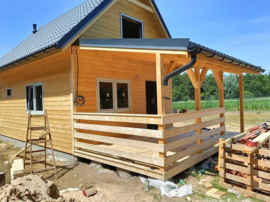 Domy szkieletowe drewniane