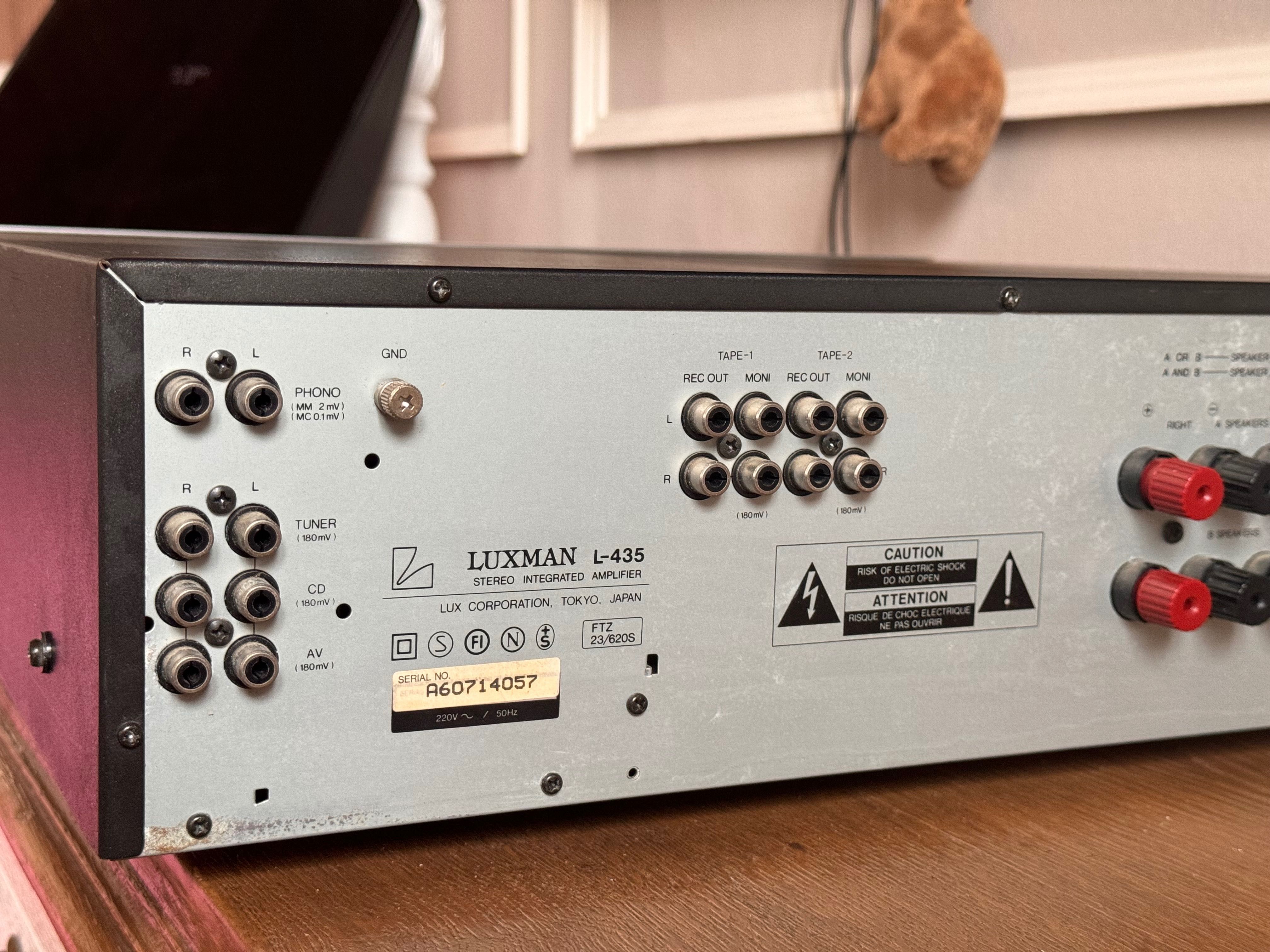 Luxman L-435 L435 wzmacniacz stereo