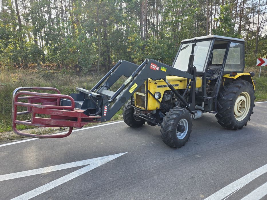 Ursus C-360 4x4, wspomaganie, tur