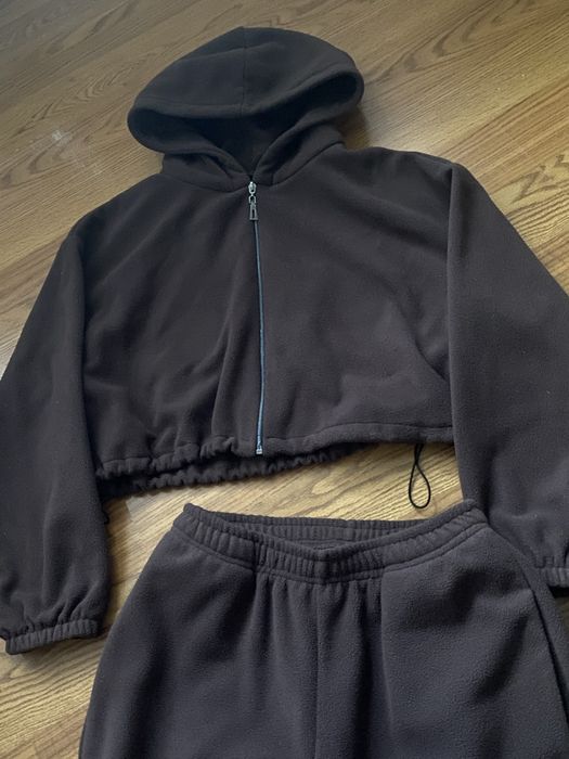 Костюм жіночий шоколадний тедді