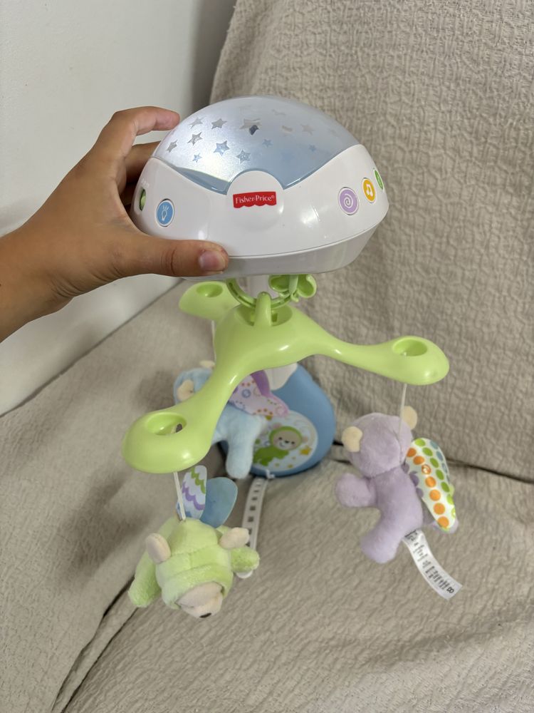 Carrossel mobile sons natureza Fisher Price