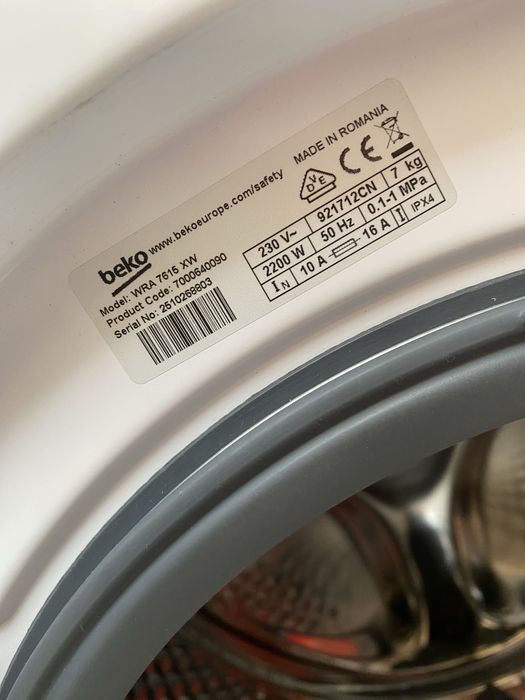 Maquina nova de lavar roupa