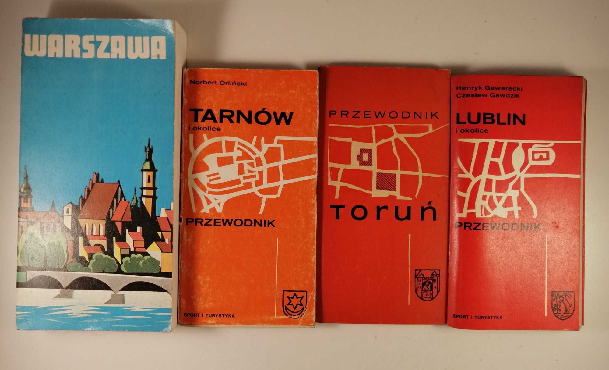 17x stare przewodniki PRL miasta Krosno Zakopane Warszawa Toruń Tarnów