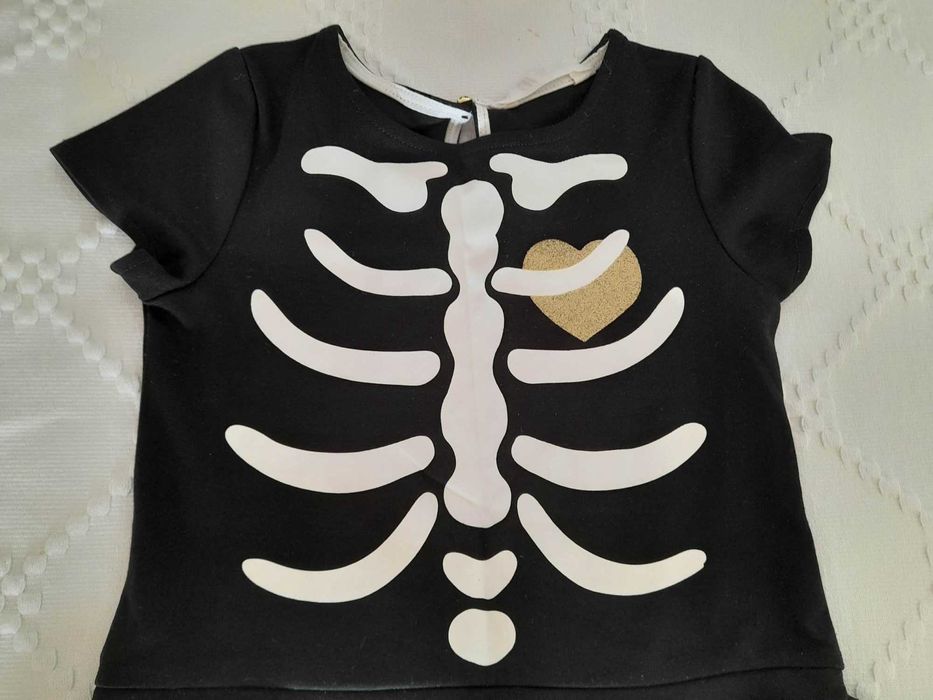 Vestido de esqueleto